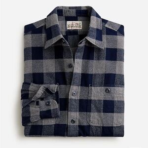 J.Crew Men's Midweight flannel workshirt, Never worn, size S